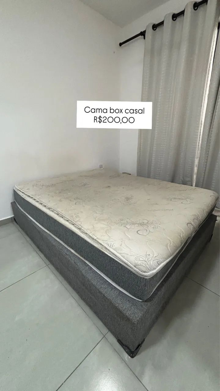 Cama box casal (sem os pés) - Foto 2