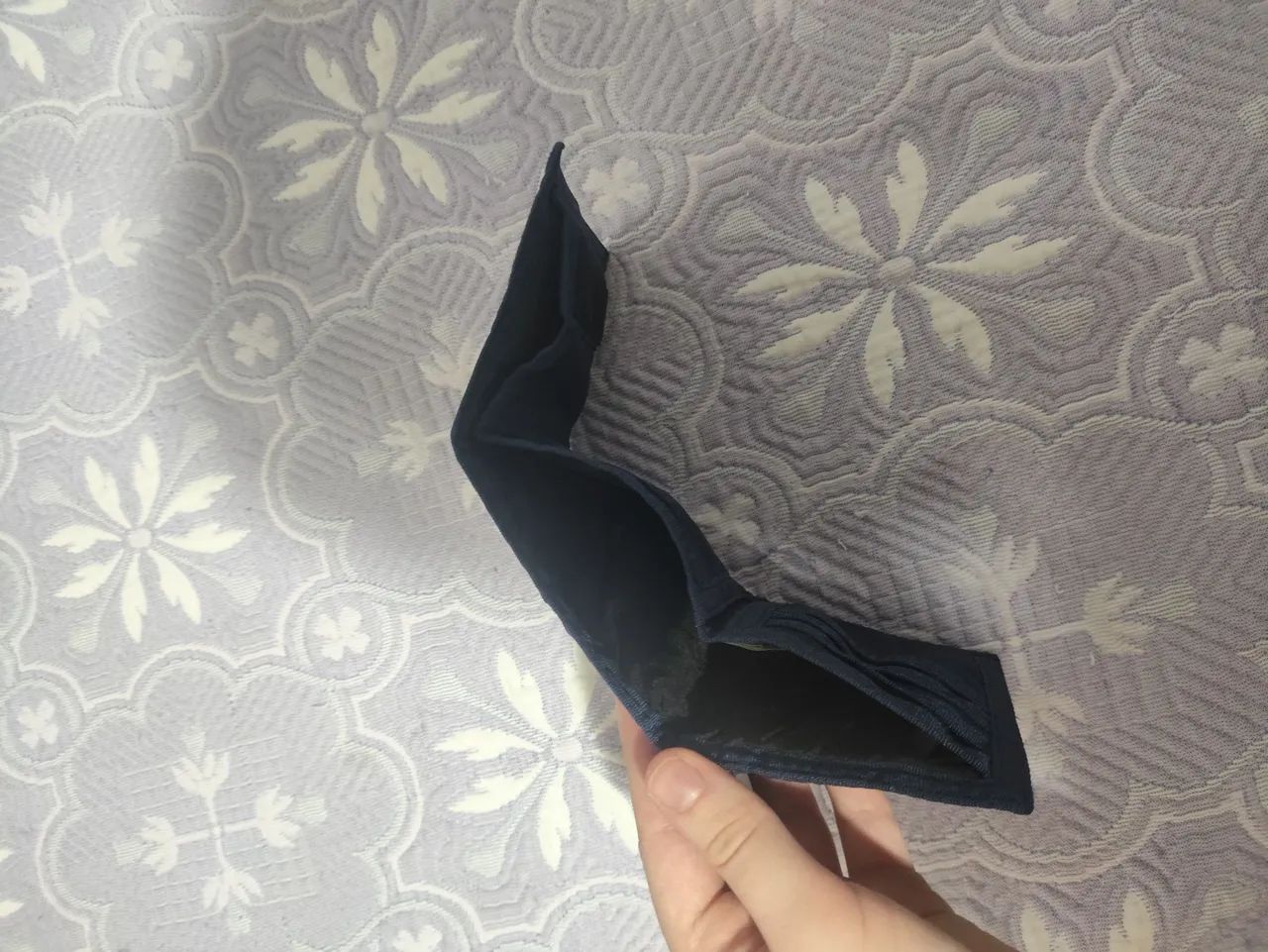 Carteira Nike original nova importada na cor azul de tecido  - Foto 4