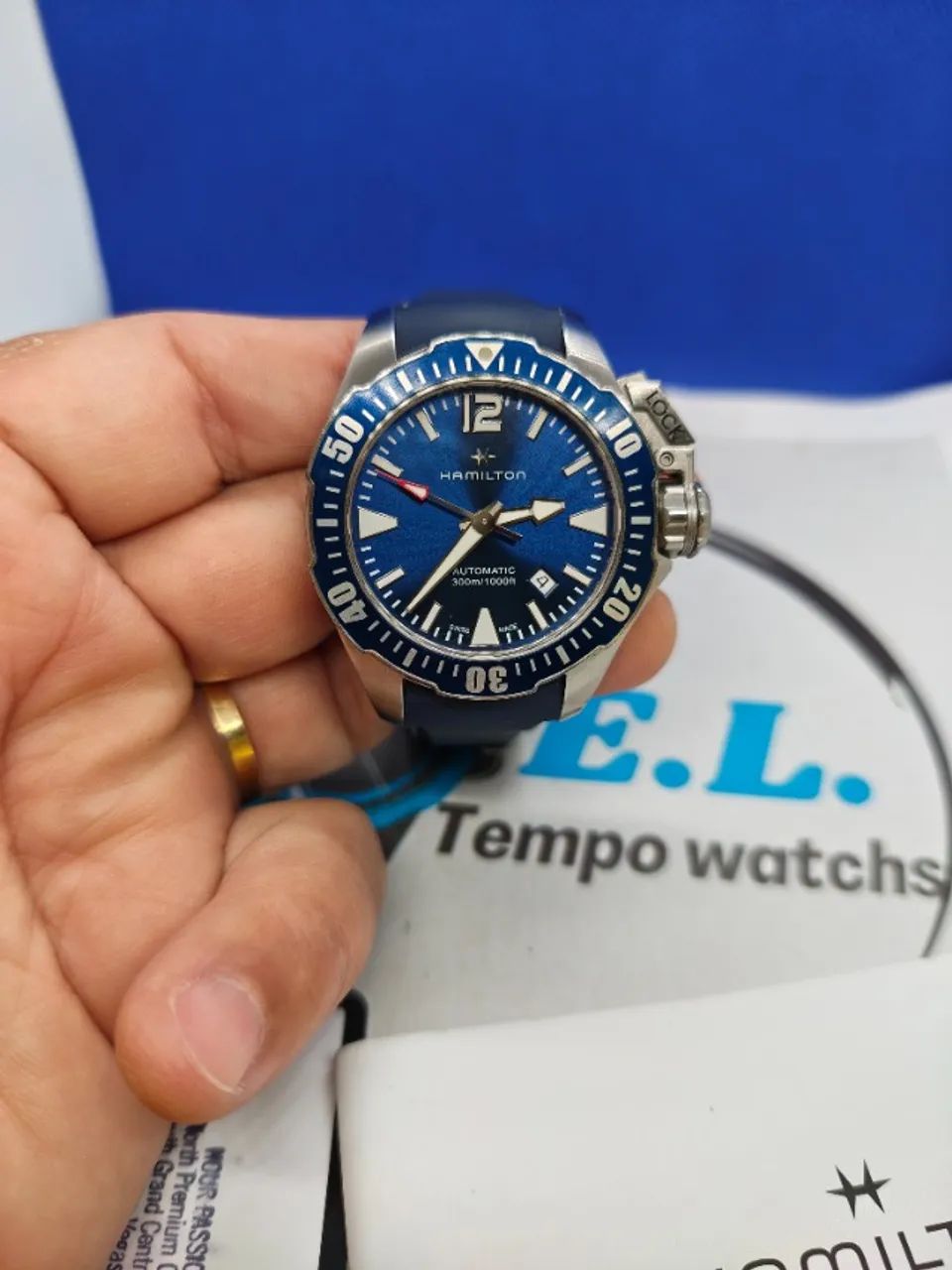 RELOGIO HAMILTON KHAKI NAVY FROGMAN 