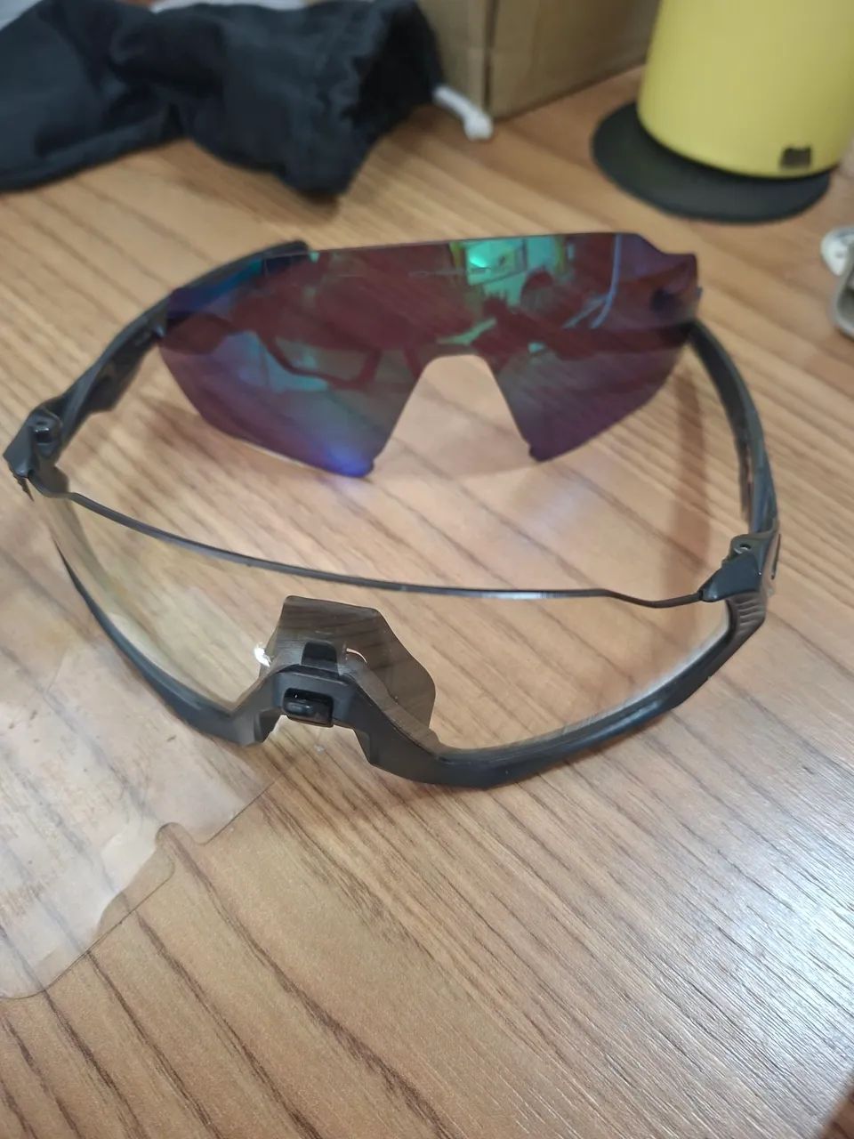 OCULOS OAKLEY FLIGHT JACKET EXCELENTE ESTADO  - Foto 2