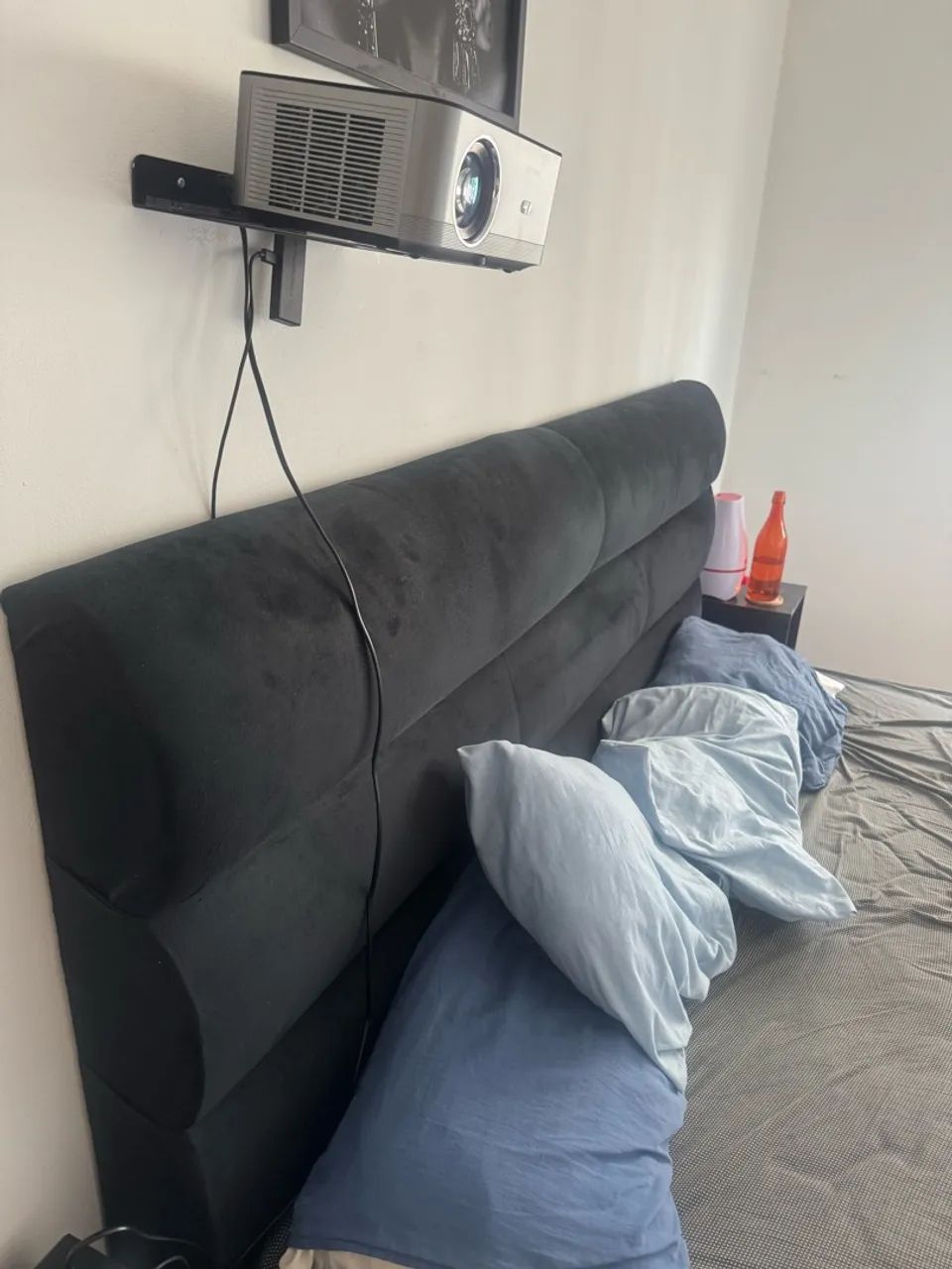 Cama King size com cabeceira e Colchão Castor - Foto 4