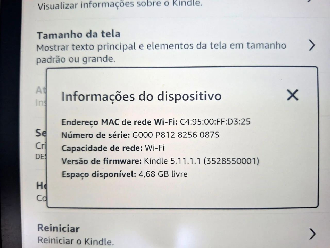 Kindle + capa protetora, ótimo estado - Foto 3