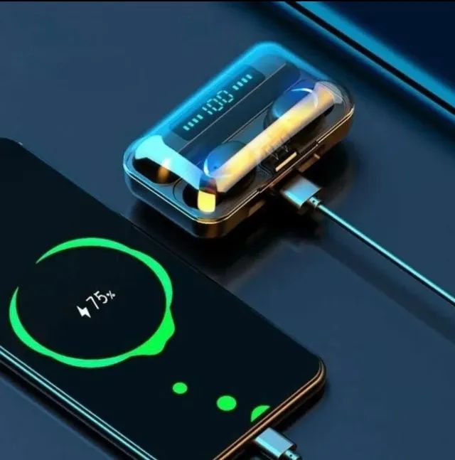 Fone de ouvido Bluetooth e Power Bank - Foto 3