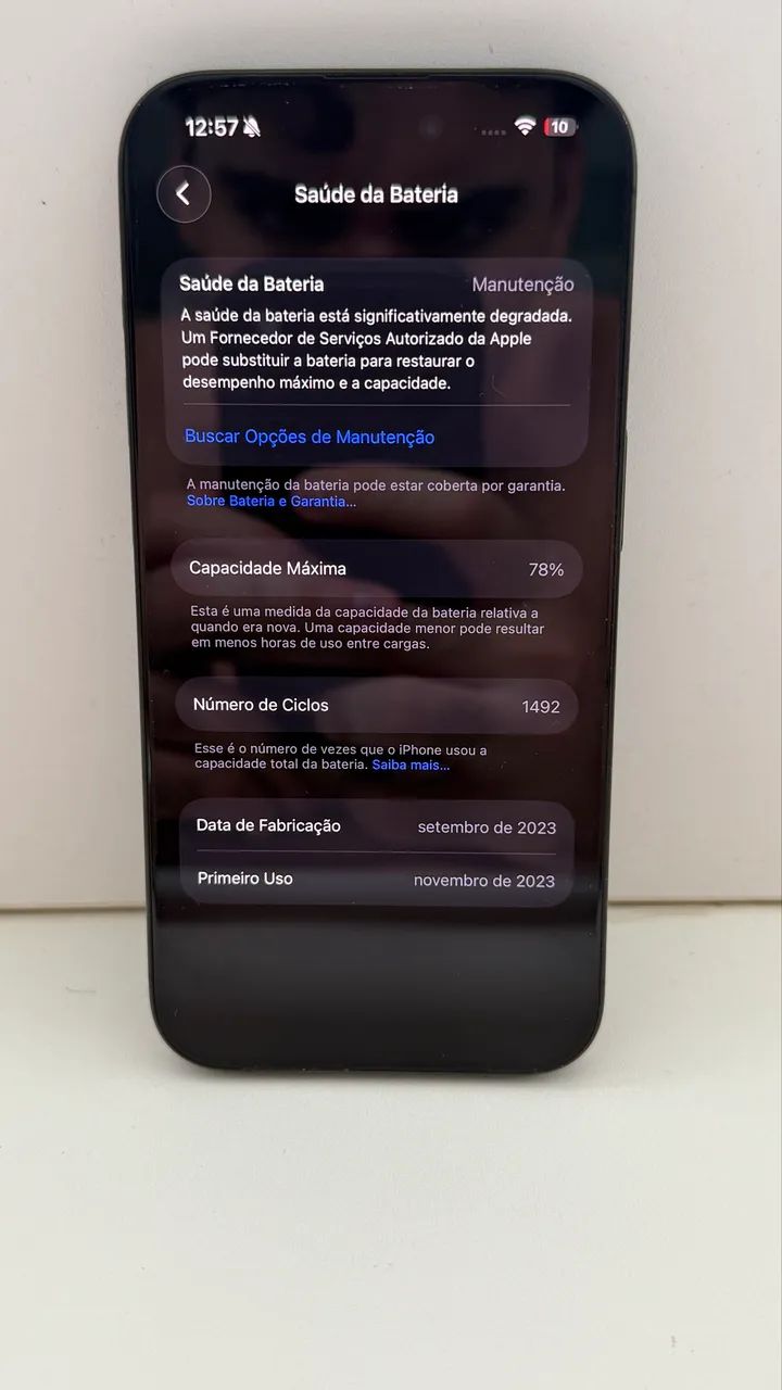 iPhone 15 Pro 256 GB Titânio preto - Foto 4