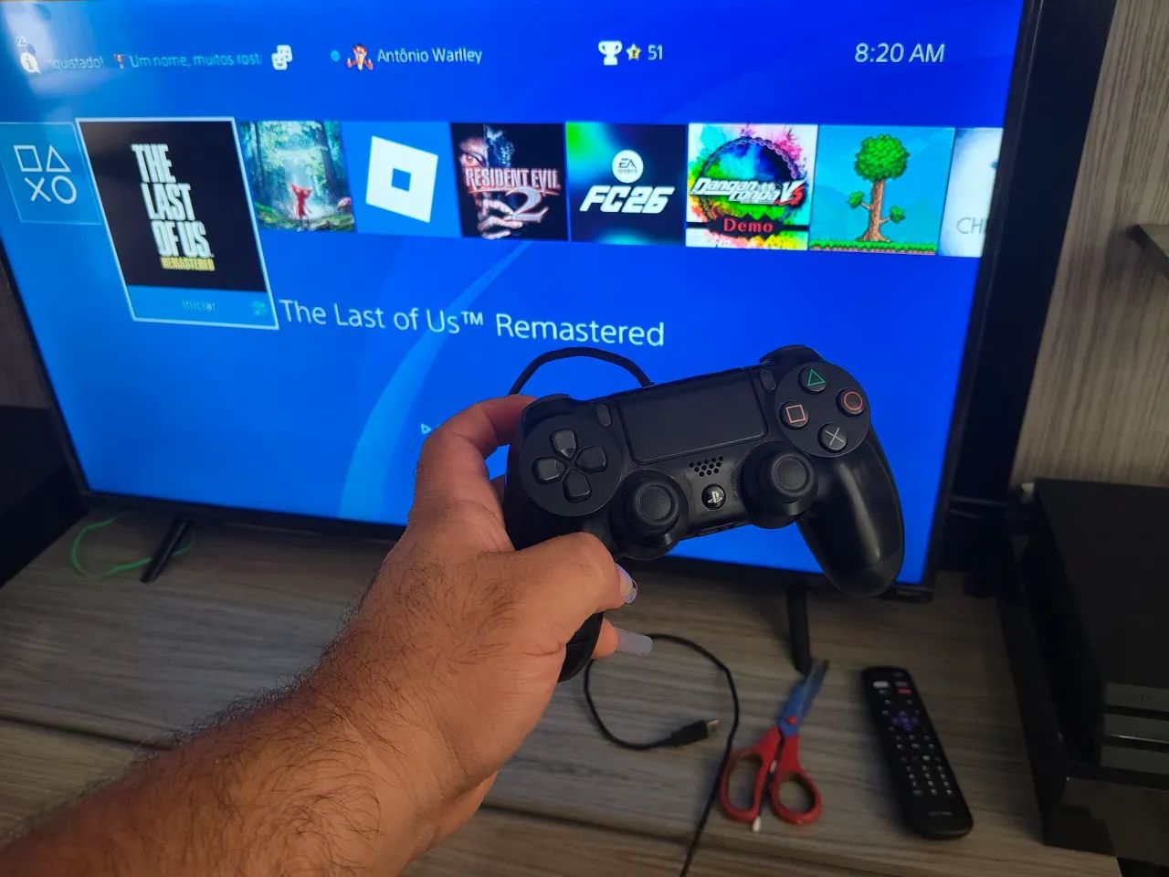 Playstation 4 pro impecável  - Foto 2