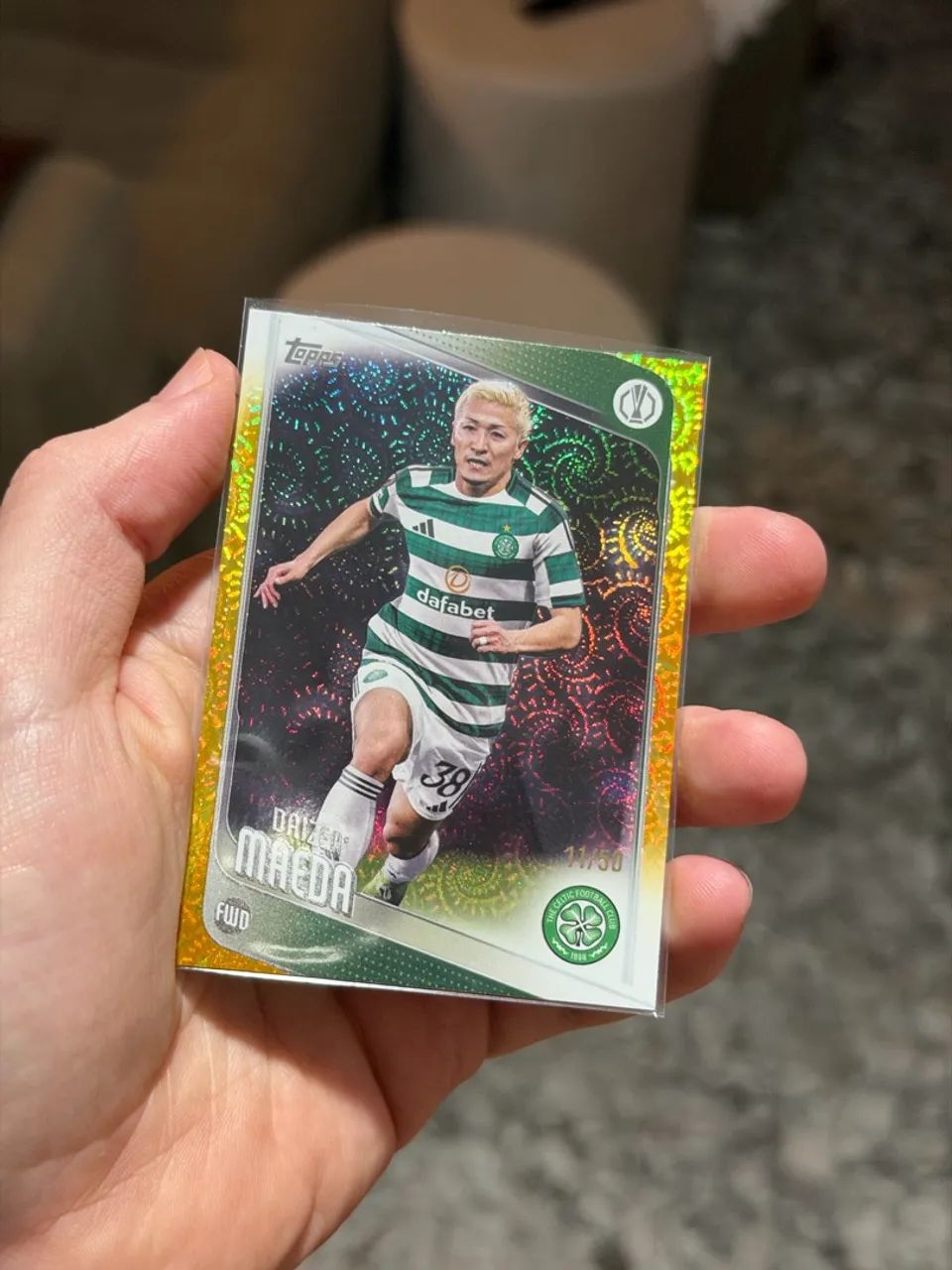 card daizen maeda topps celtic 11/50 - Foto 2