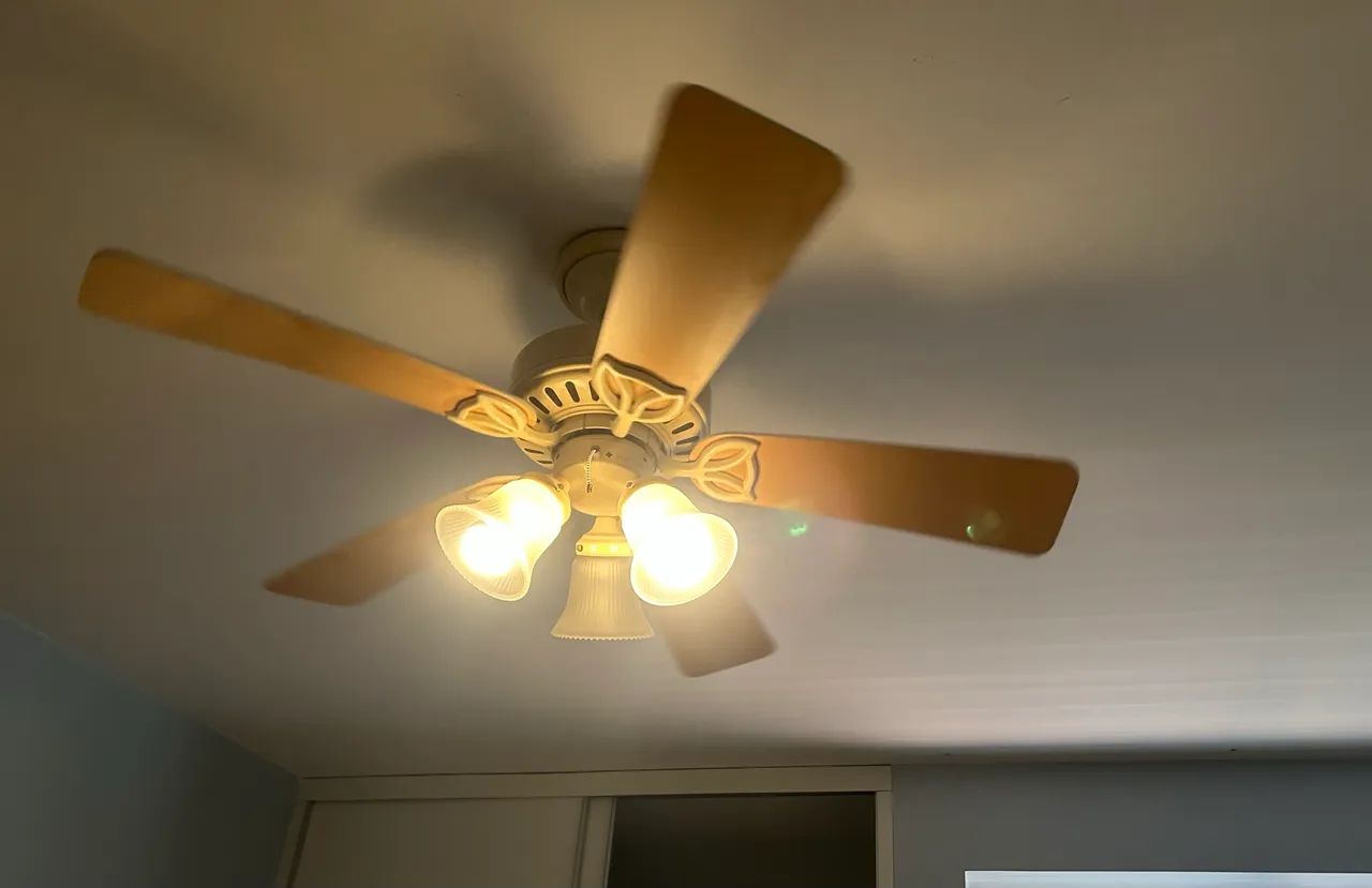  Ventilador de teto Hunter. Cinco pás  - Foto 4