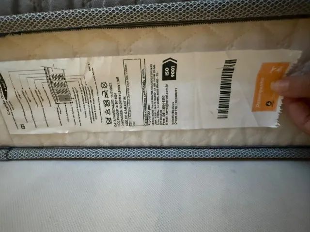 Cama box + colchao casal herval - Foto 3