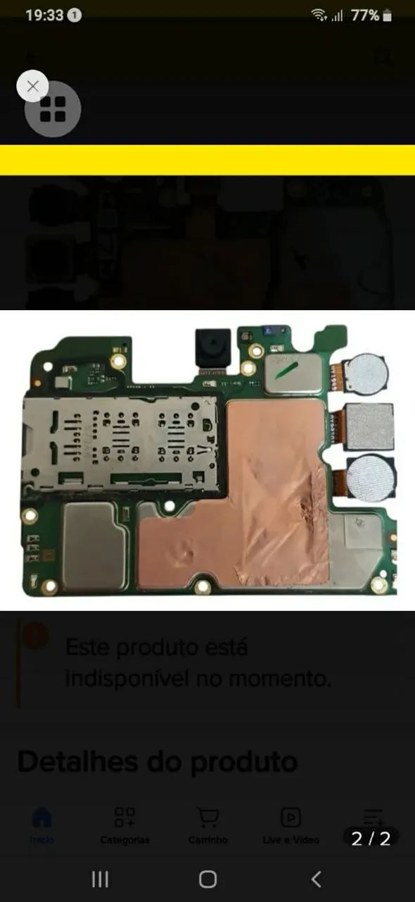 Placa de celular a20s  - Foto 2