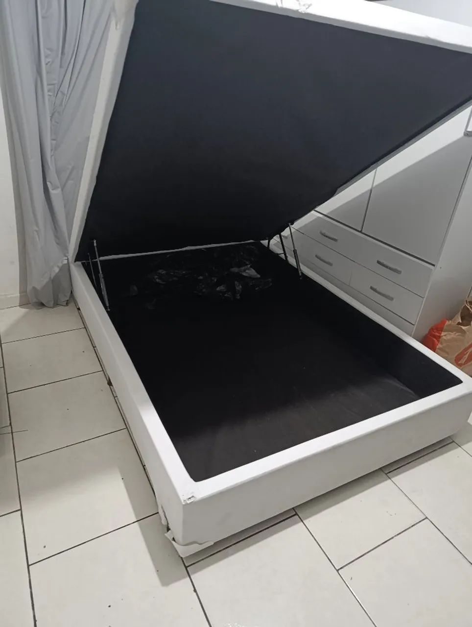 Cama box baú com colchão usada - Foto 5