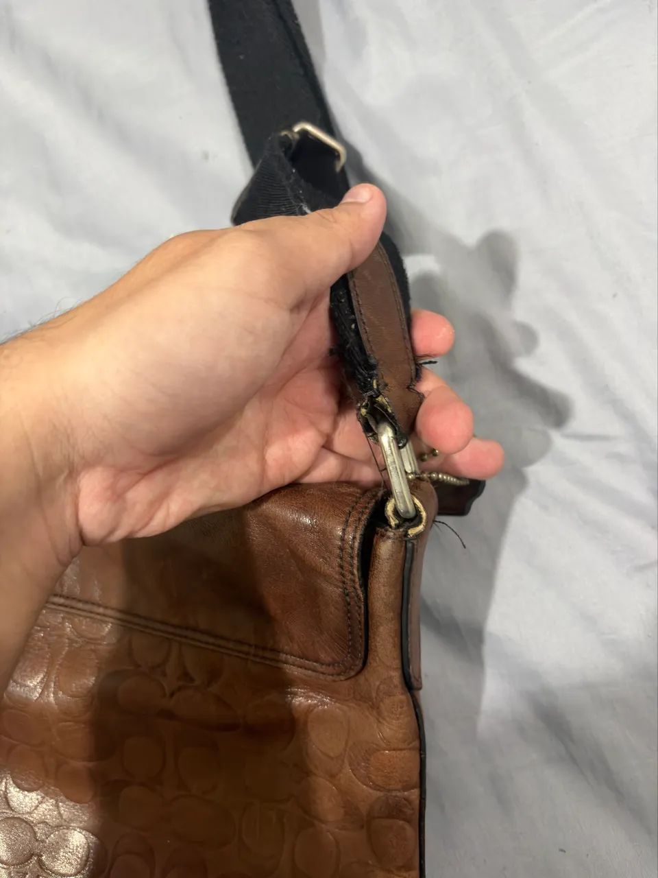 Bolsa coach original couro  - Foto 4
