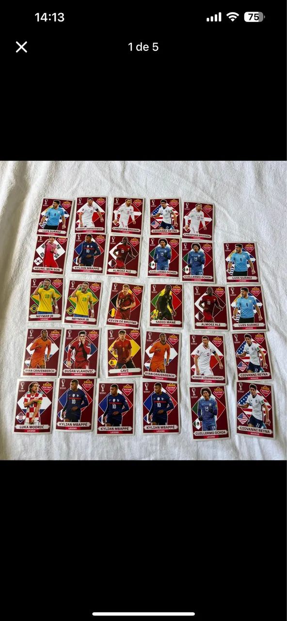 Figurinhas Copa 2022