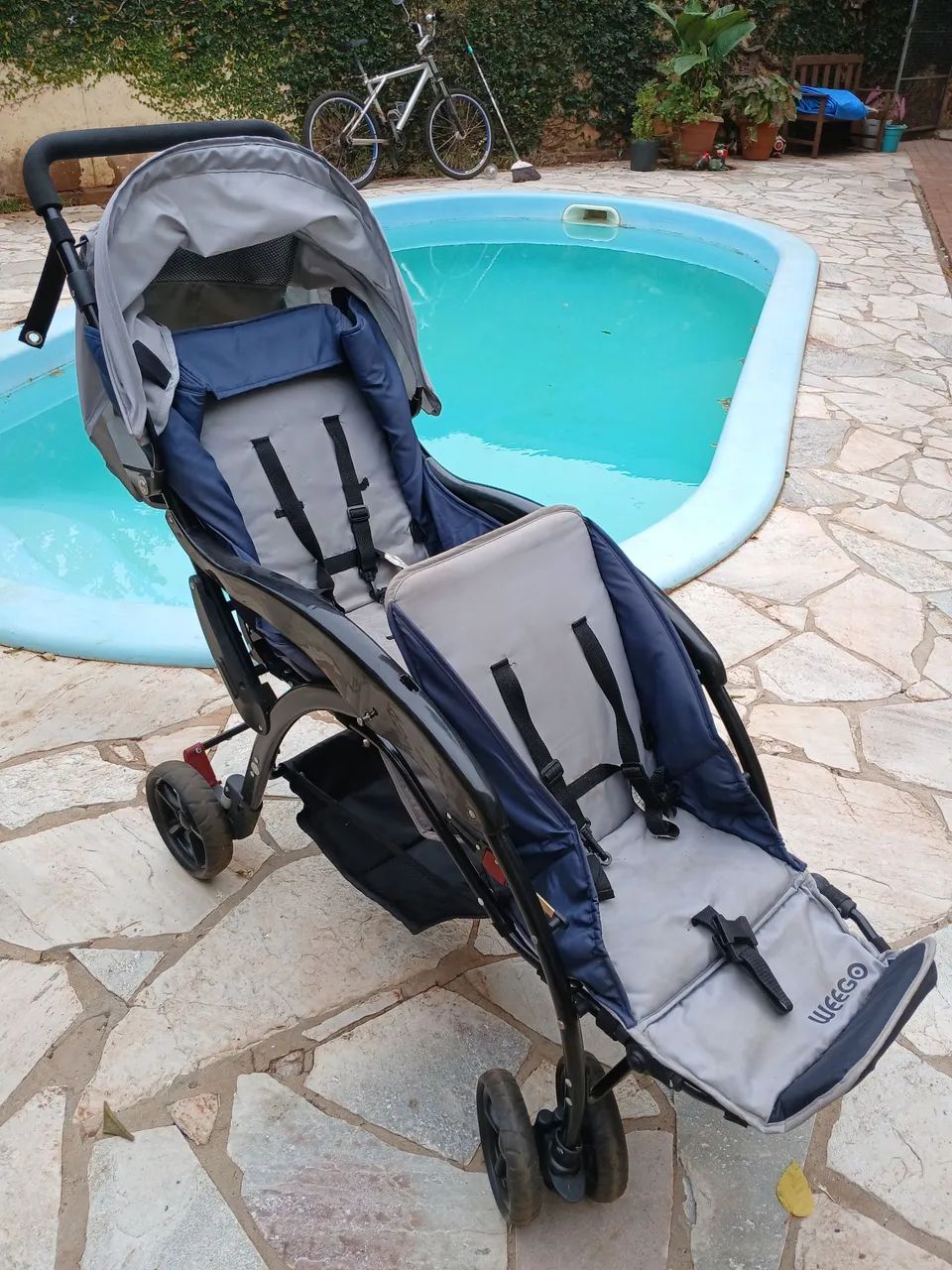 CARRINHO DE BEBE DUPLO - WEEGO Duplo - aceito trocas !! - Foto 4
