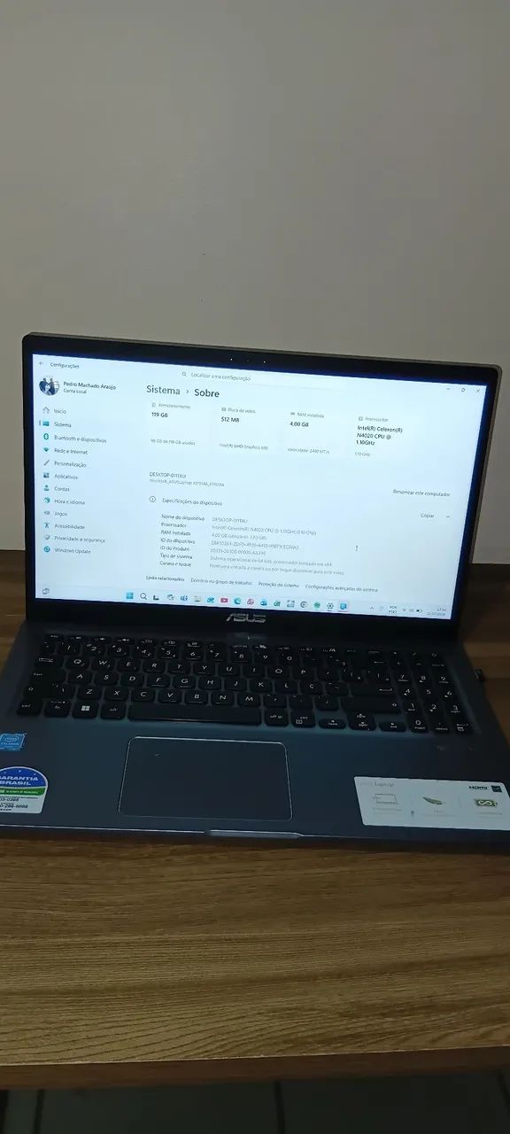 Notbook Asus 