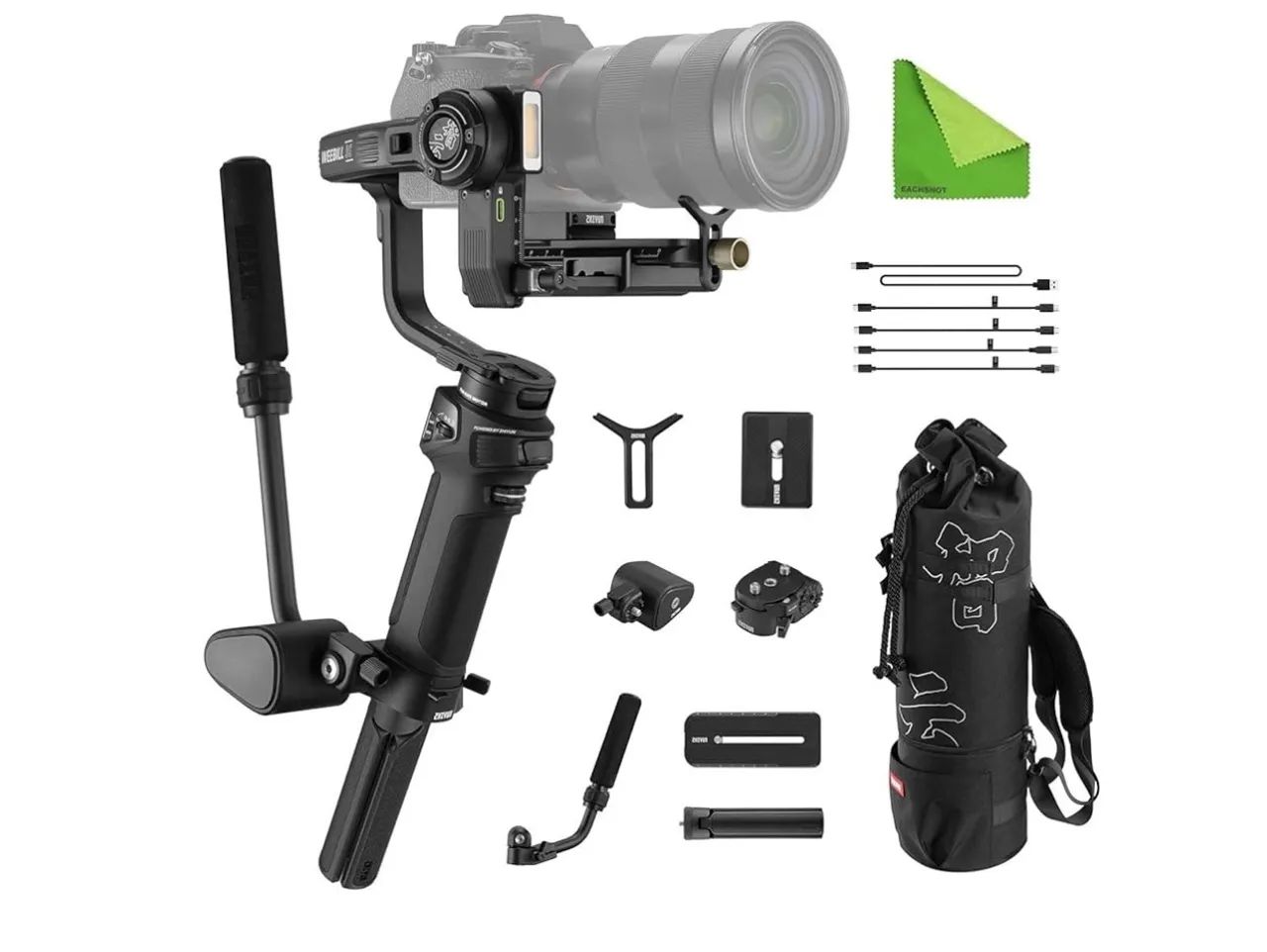 Zhiyun Weebill 3S Combo, estabilizador de vídeo profissional