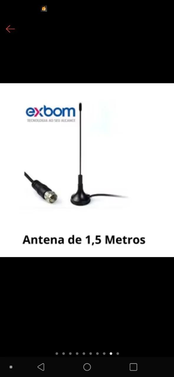 Antena de TV digital 1,5m