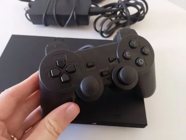 Ps2 Slim com Leitor Funcionando Perfeitamente + Jogos - Foto 3