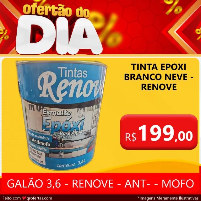 TINTA EPOXI ANTI-MOFO BRANCO NEVE GALÃO 3,6 LITROS ALTA DURABILIDADE E SECAGEN RÁPIDA  - Foto 6