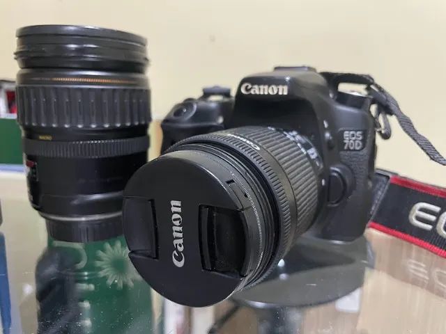 Canon 70D + Objetivas 18-55 + 28-135 + Flash - Foto 2