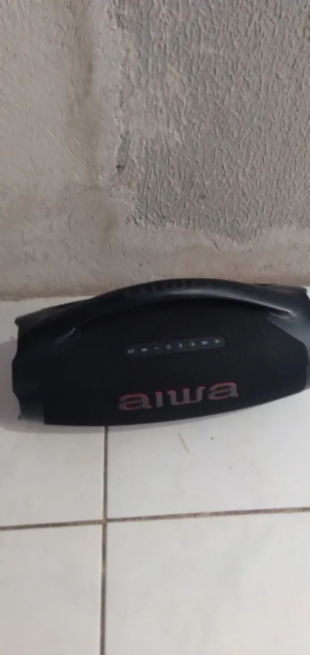 Caixa de som bombox aiwa - Foto 2