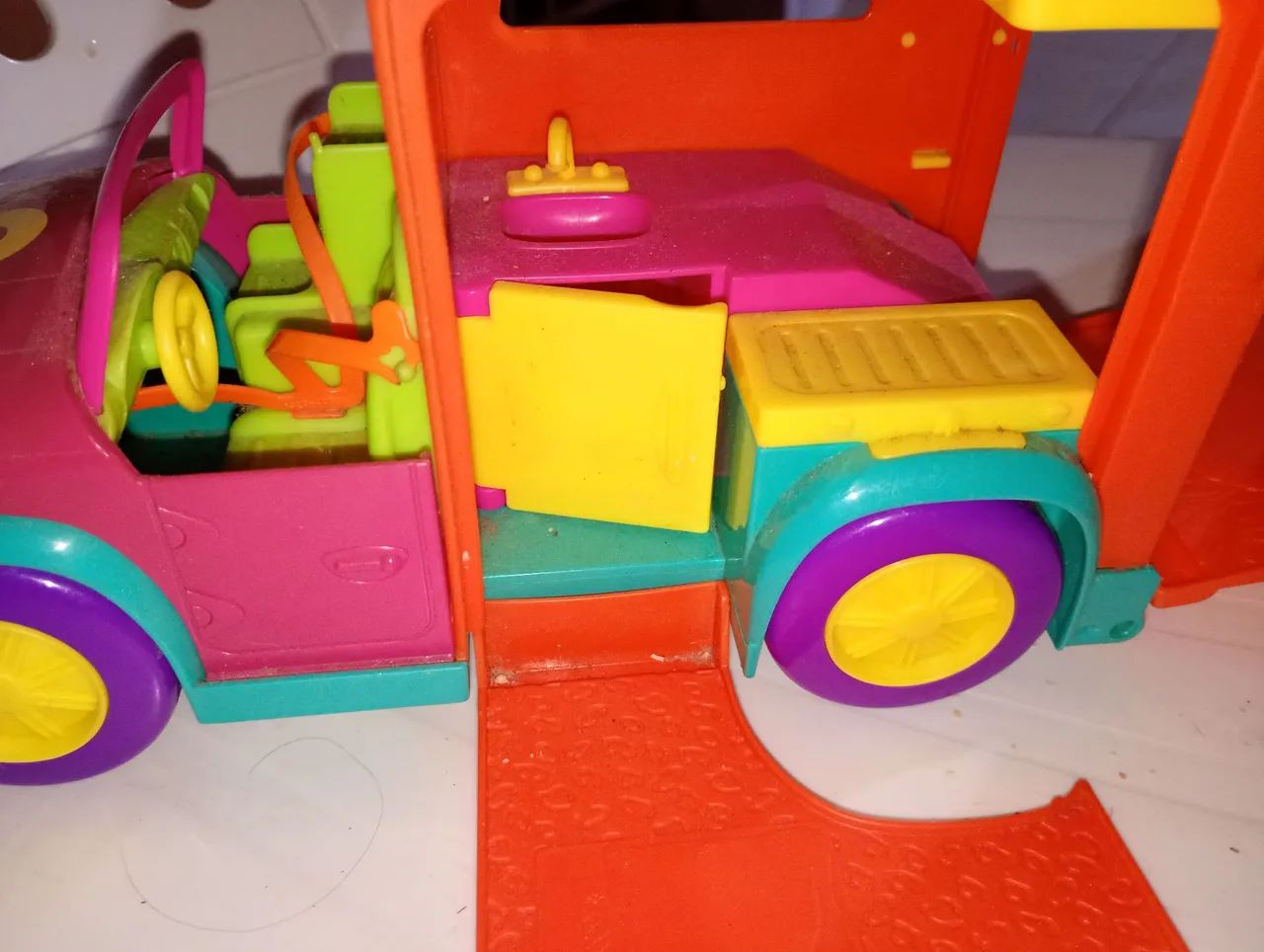 Casa e carrinho da boneca Polly originais com acessórios. - Foto 5