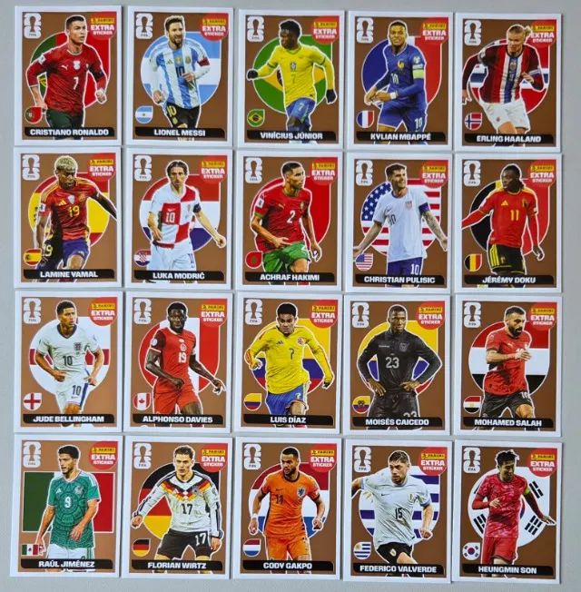 KIT 20 FIGURINHAS LEGENDS BRONZE 2026