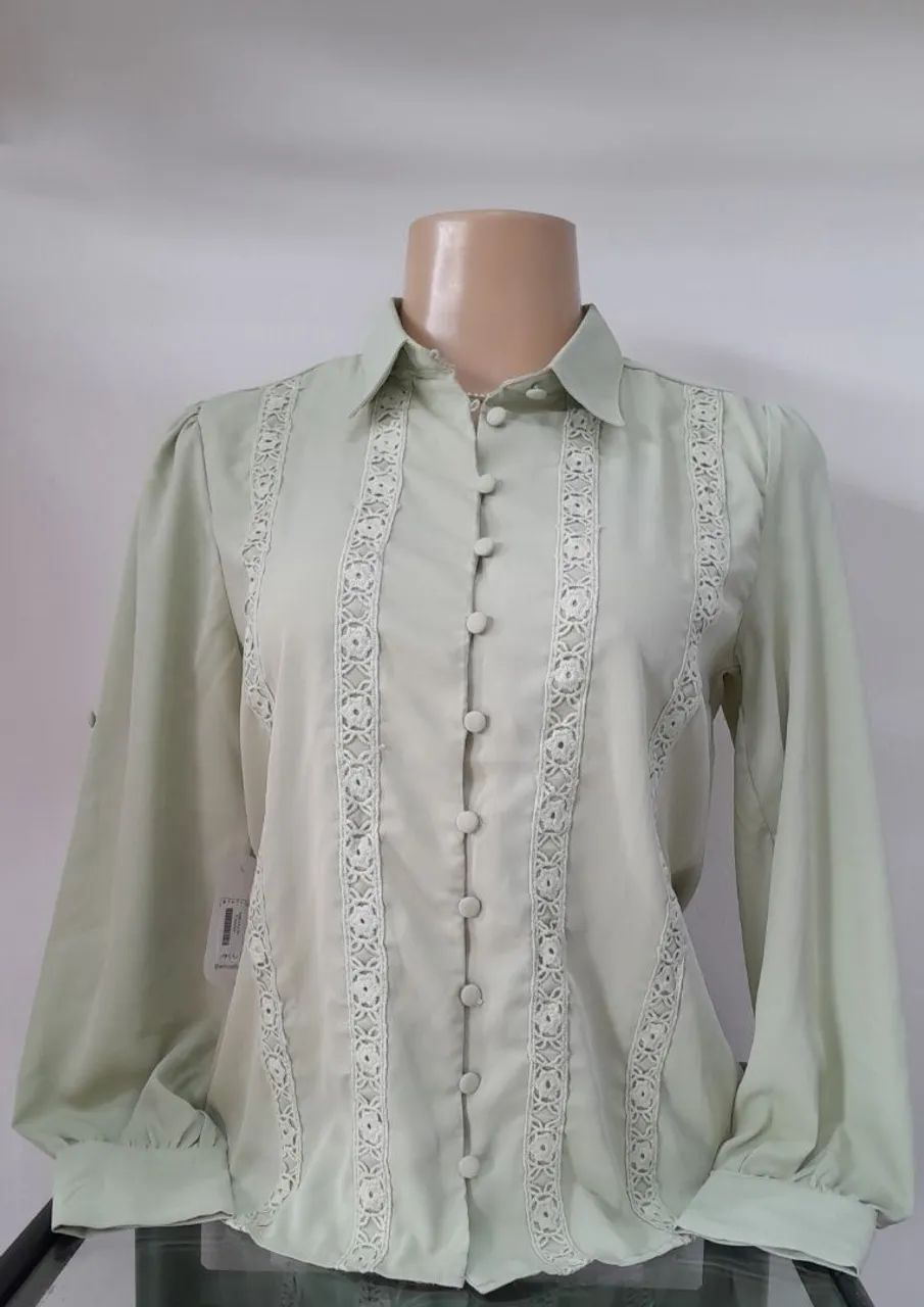 Blusas Plus size de manga e tercido  - Foto 2