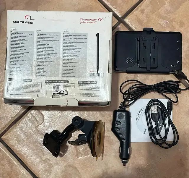 Gps Multilaser Tracker Tv 5'' Polegadas Completo Funcionando - Foto 3