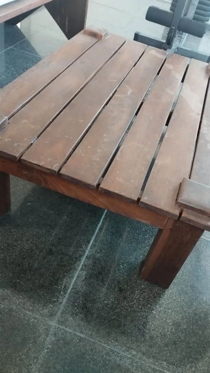 Mesa de centro madeira maciça  - Foto 3
