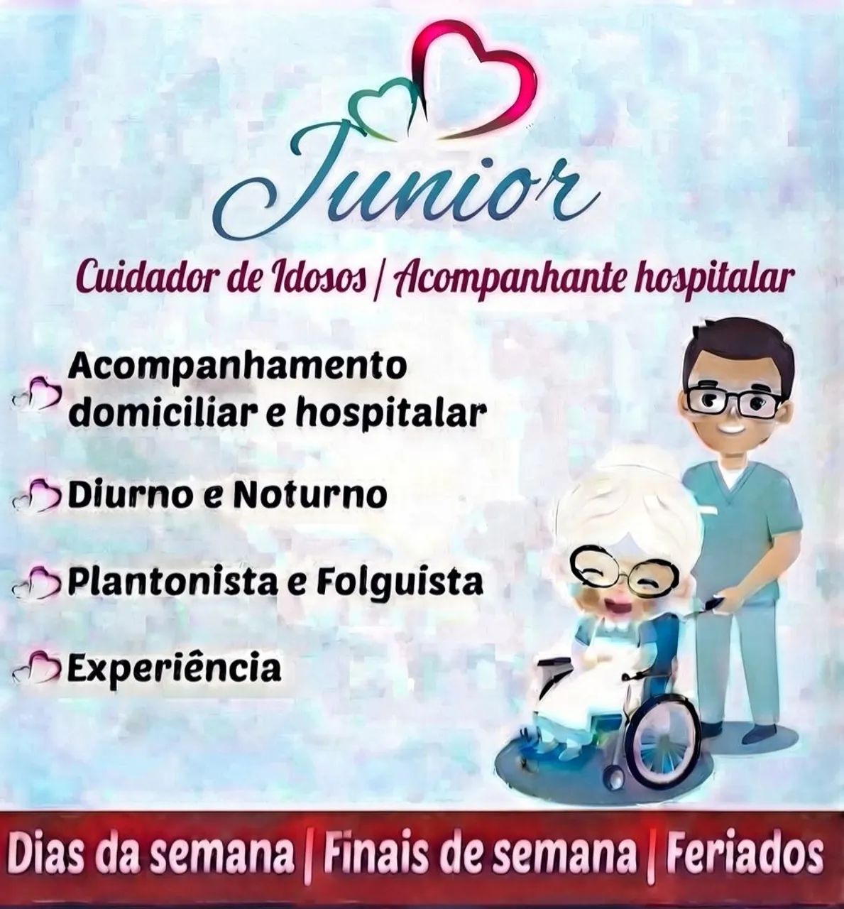Cuidador de Idosos qualificado 