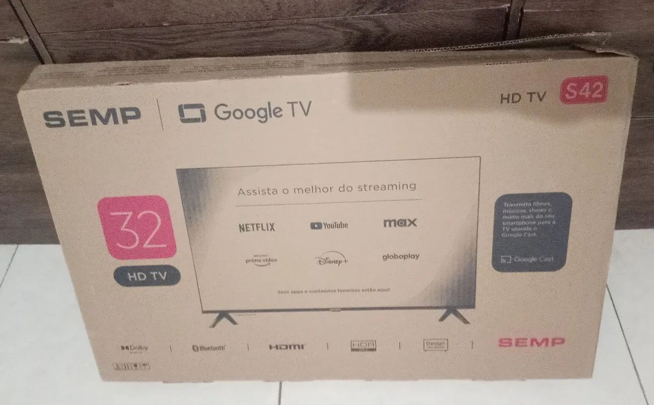 Smart TV Semp 32 Google TV