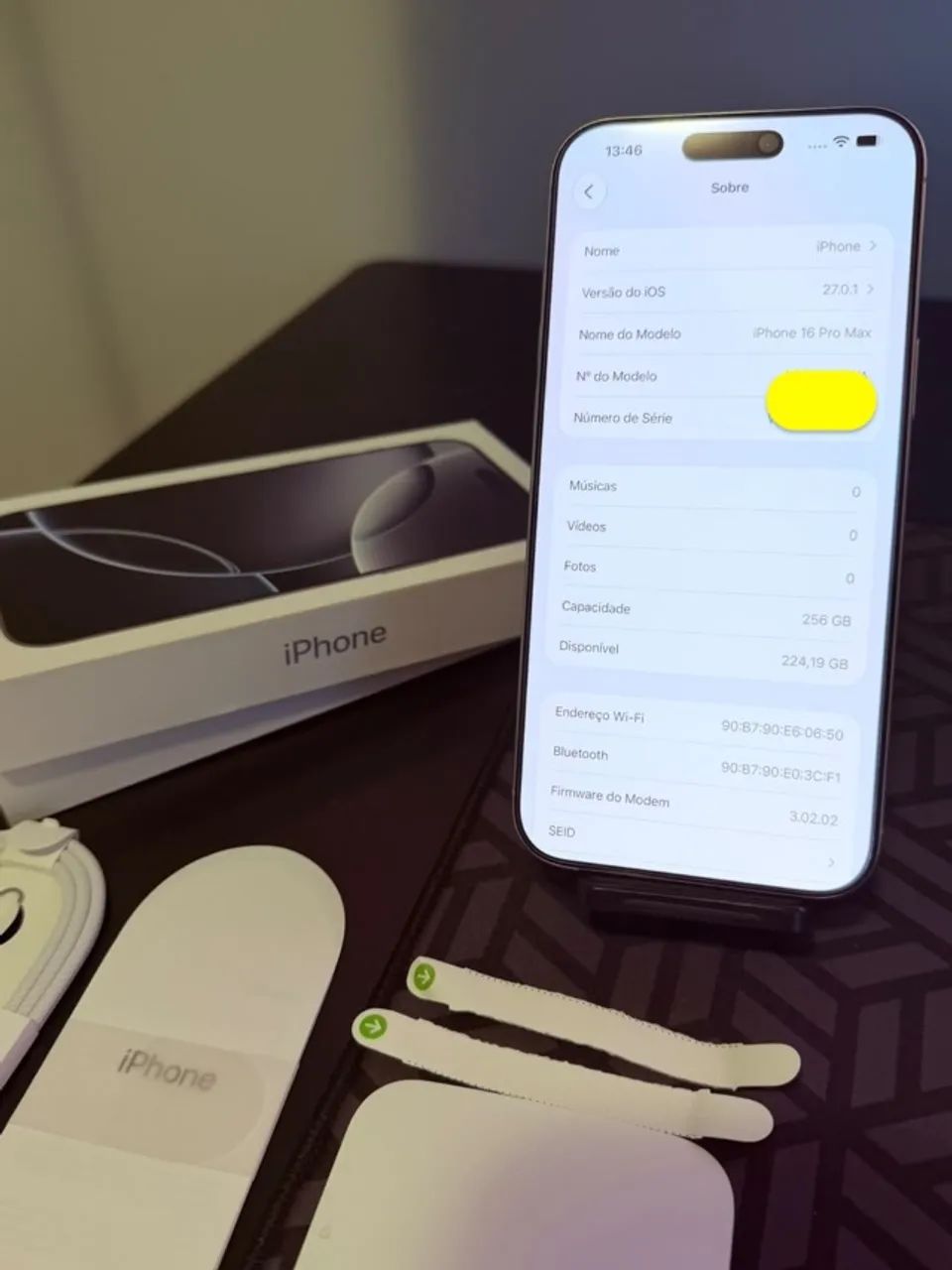 iPhone 16 Pro Max - Branco 96% Bateria - Foto 3