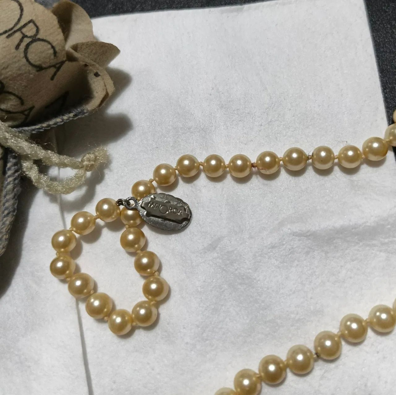 Conjunto de colar e brincos de pérolas Maiorca, pérola 5mm - Foto 5