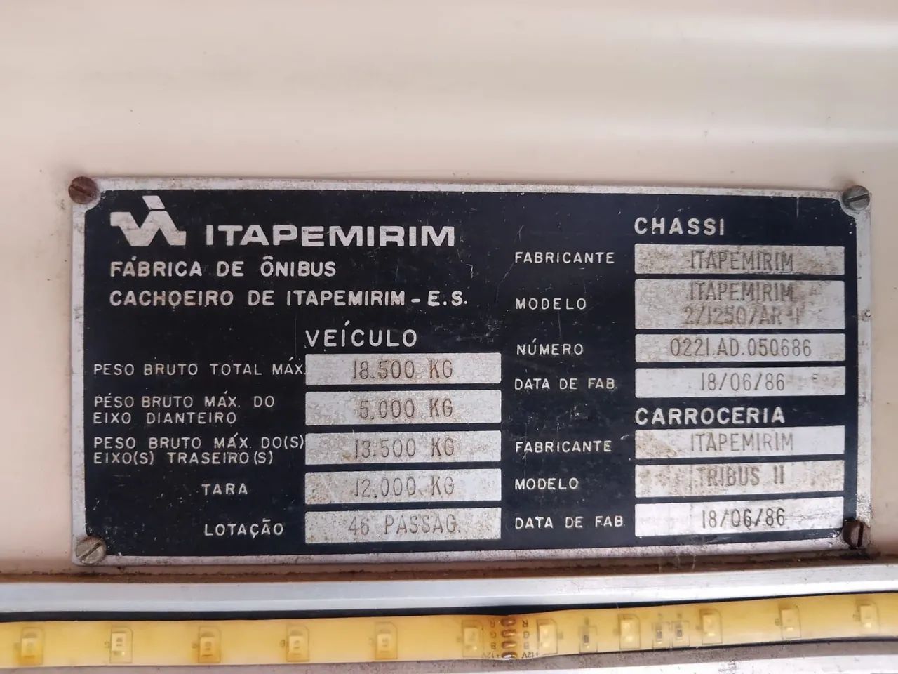 Motor de ônibus Mercedes 