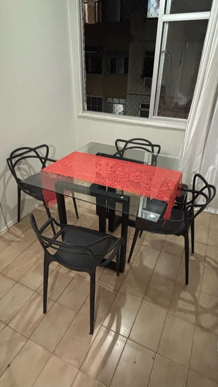 MESA DE JANTAR COM 4 CADEIRAS - Foto 5