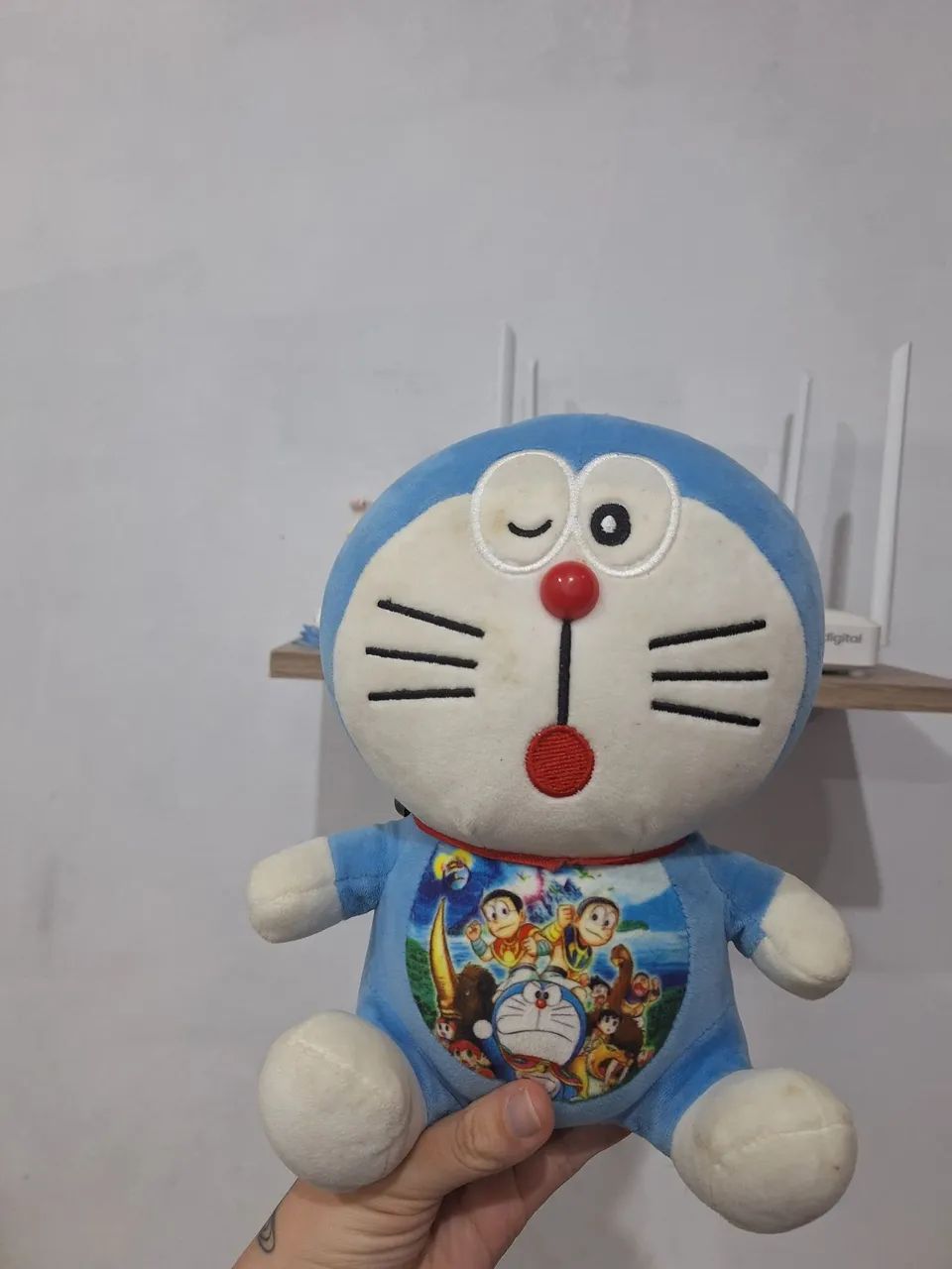 Boneco de pelúcia Doraemon anime