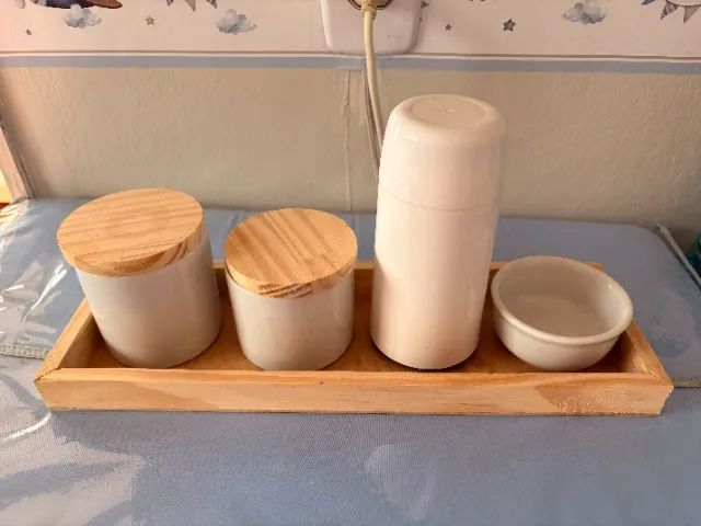 Kit de porcelana de higiene para bebê