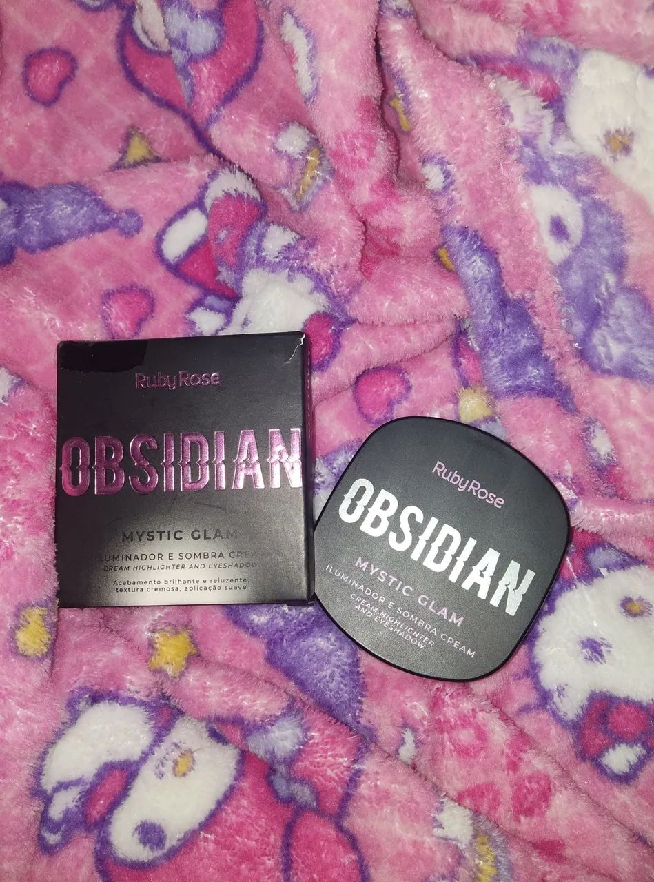 Ruby Rose Obsidian- Mystic Glam (iluminador e sombra cremosa) - Foto 2