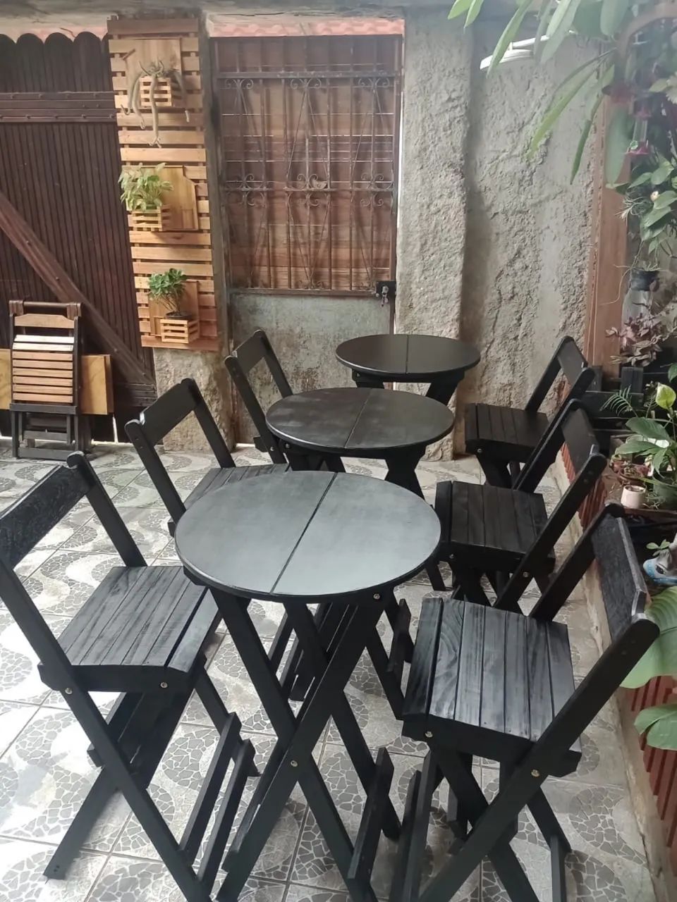 Jogo de mesa bistrô alta  - Foto 4