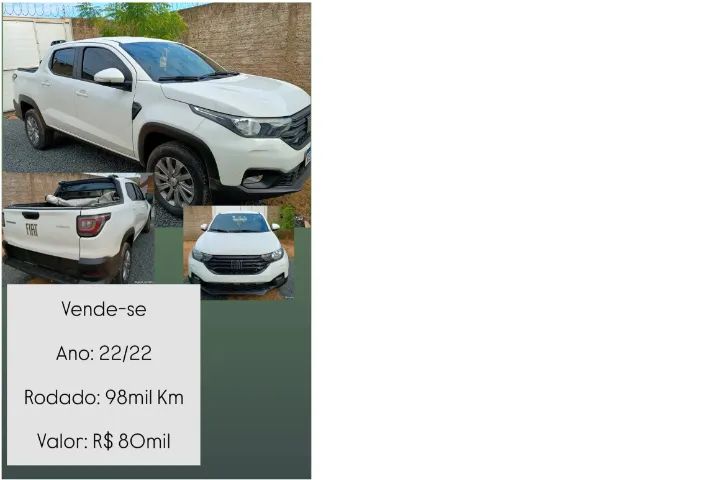 Fiat Strada Freedom 1.3 Flex 8V CD 2022