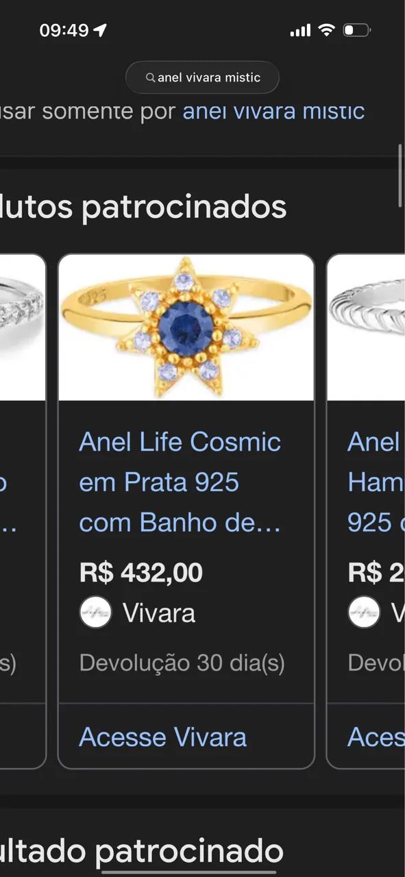 Anel Vivara cosmic  - Foto 3