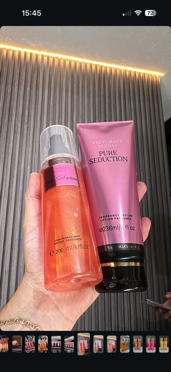Kit Body splash e hidratante 