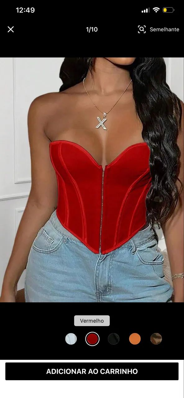 Vendendo corset 