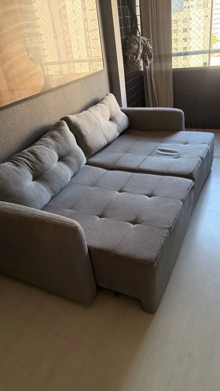 Sofá - cama (meses de uso apenas) da Ferreira Costa  - Foto 3