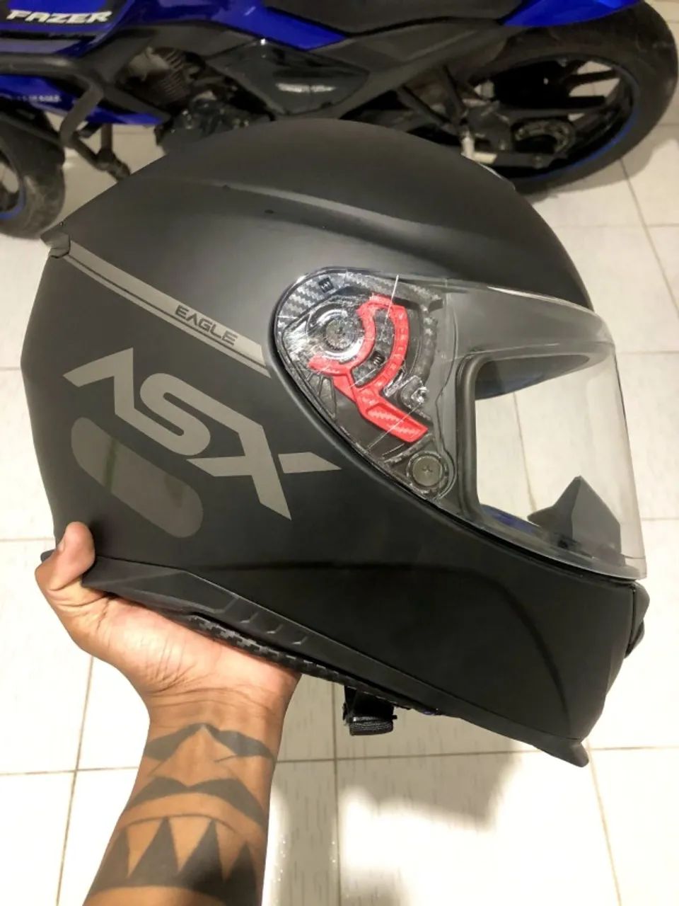 Capacete ASX EAGLE- Tamanho 58 |  "Saboor novo"
