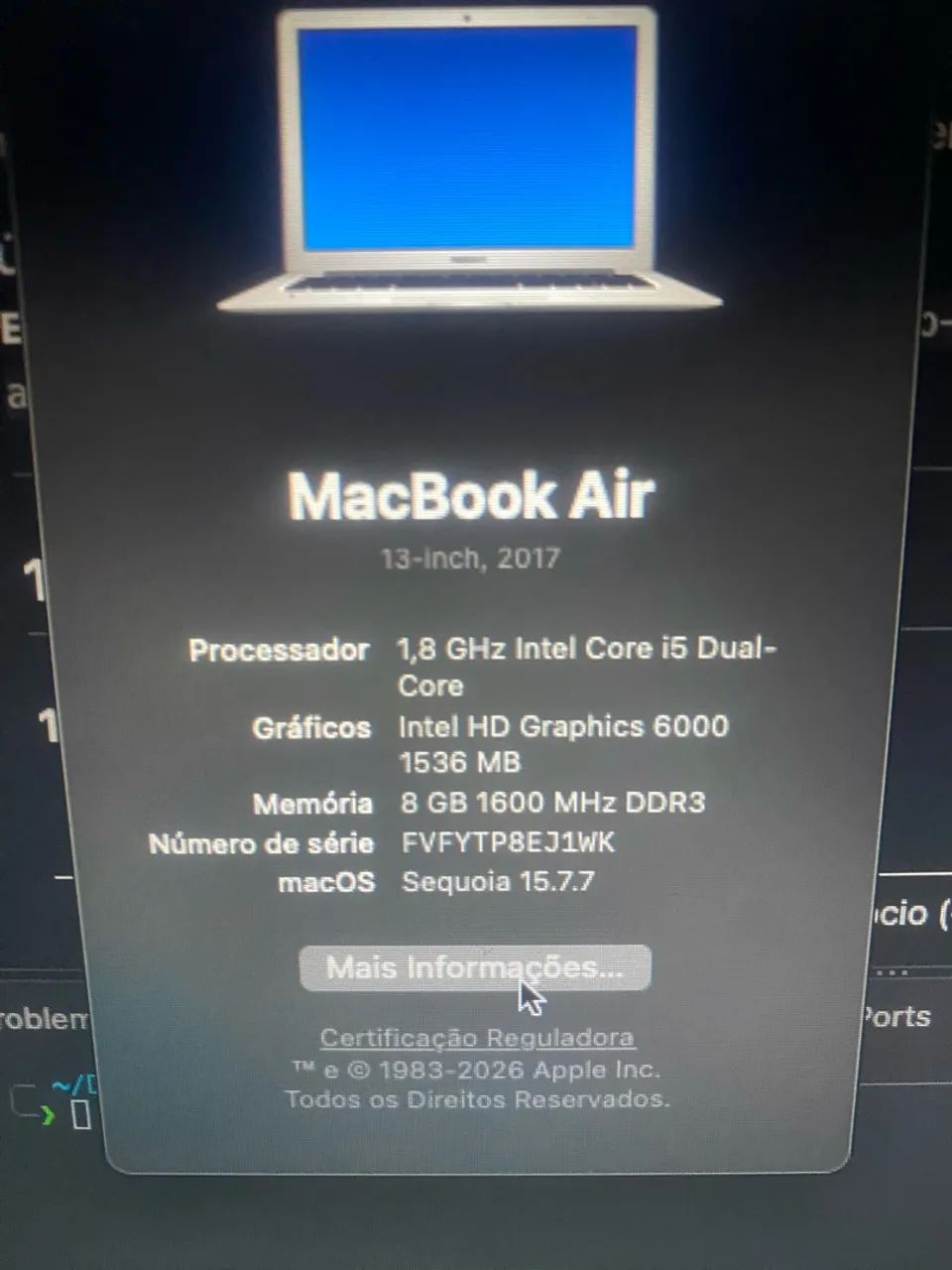 Macbook Air i5 8g - Foto 4