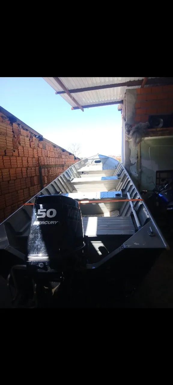 Barco 6 metros motor 50hp - Foto 4