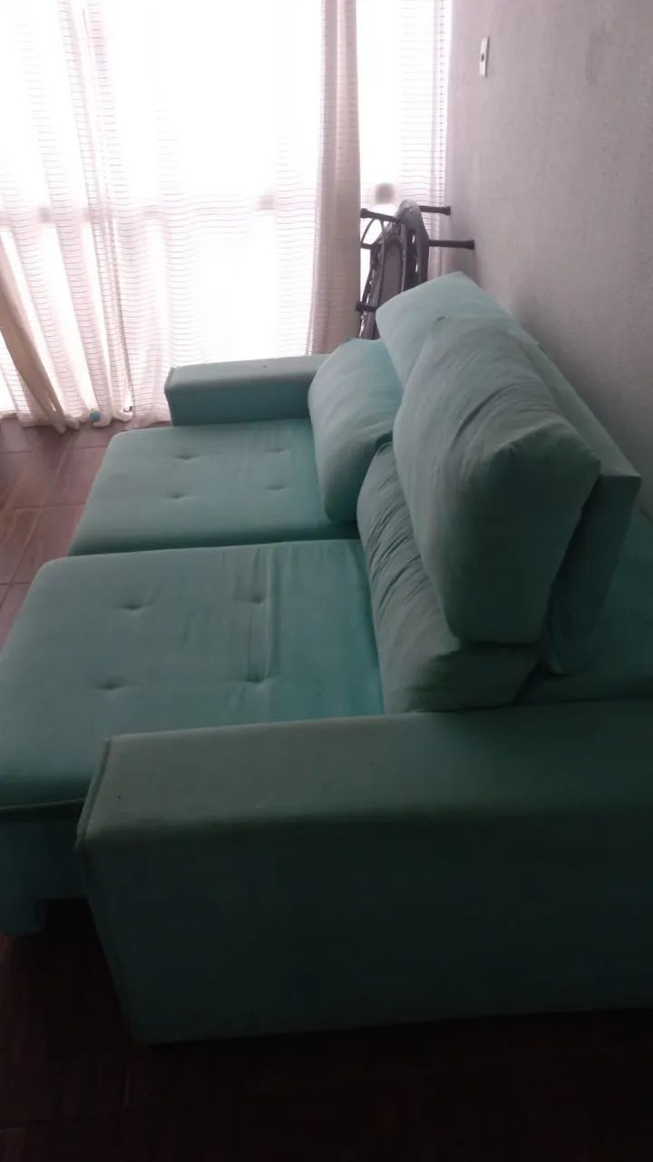 Sofá retrátil articulado 2,5m ciano - Foto 2
