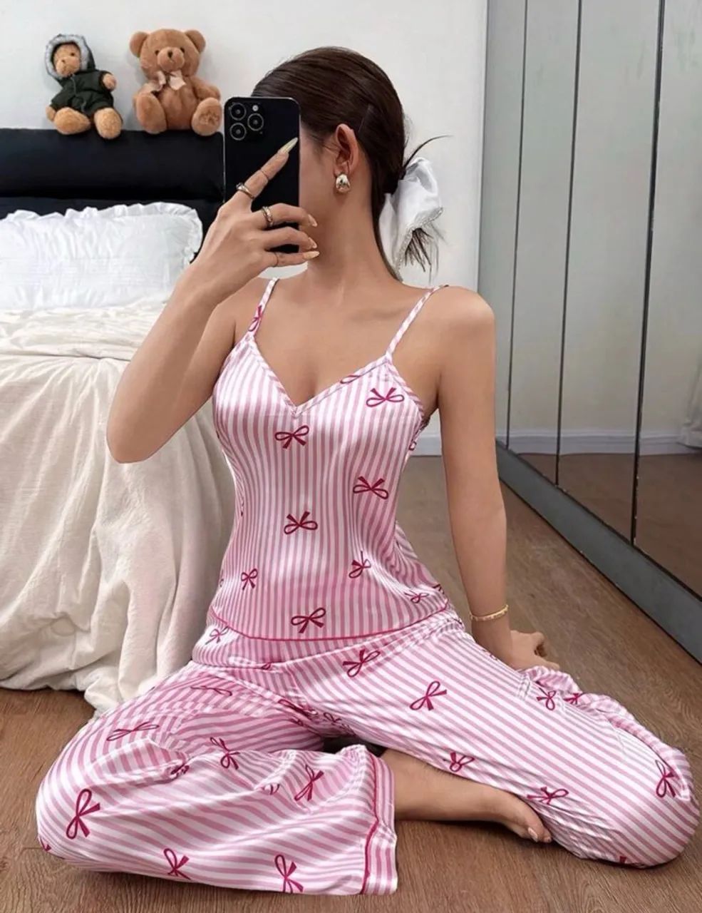 Pijama de cetim  - Foto 3