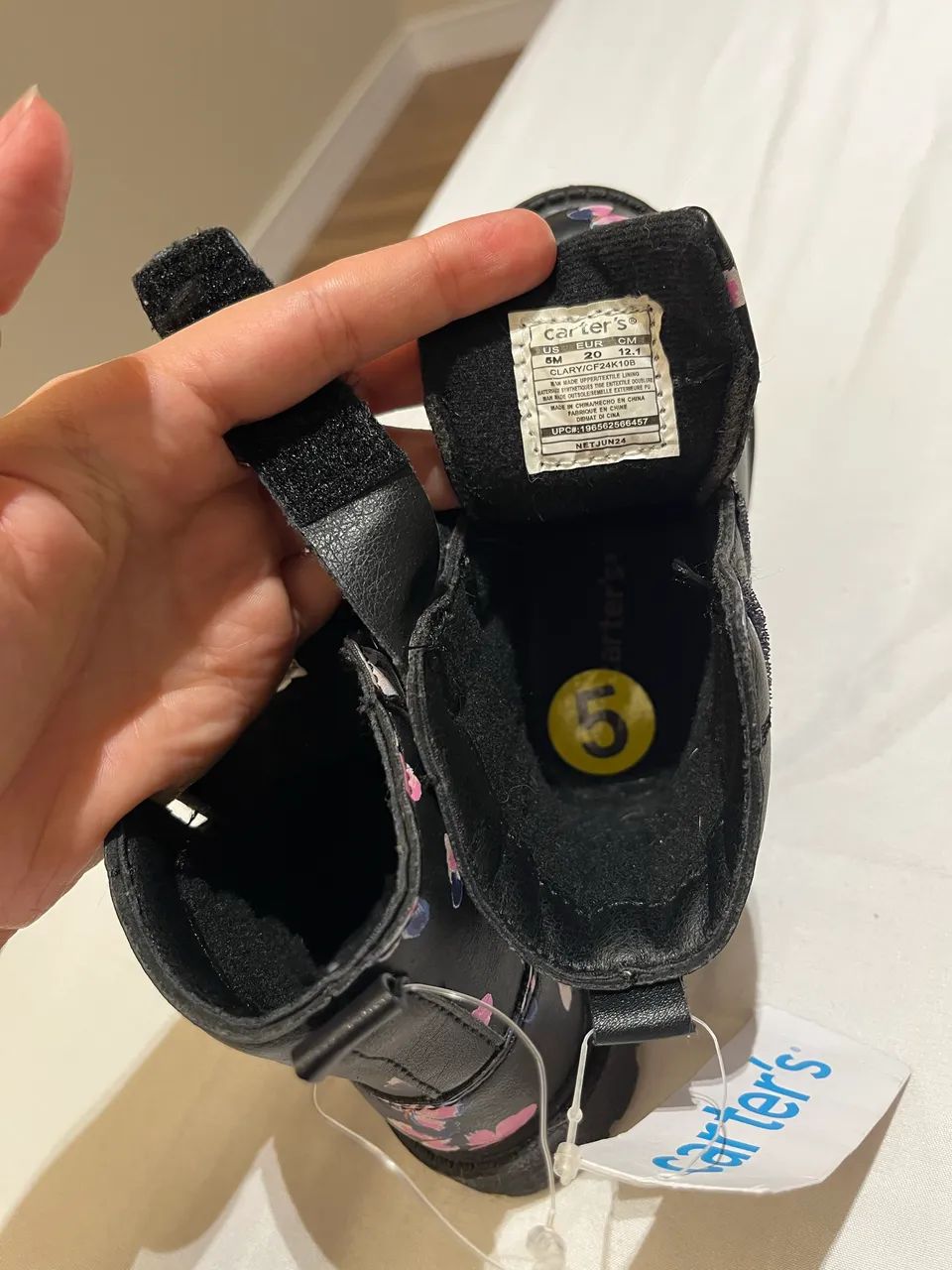 Bota infantil Carters borboleta  - Foto 3